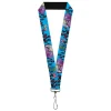 Lanyard - 1.0" - Invader Zim GIR and Piggy Rule the World Poses Blue