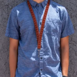 Lanyard - 1.0" - Johnny Bravo Pose Turn Silhouettes Reds