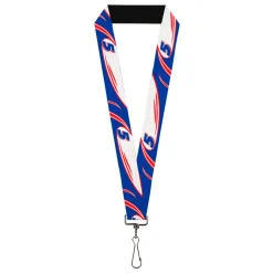 Lanyard - 1.0" - Kyle Larson #5 Car Scheme White/Blue/Red