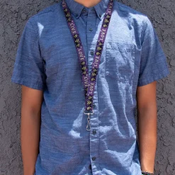 Lanyard - 1.0" - Masters of the Universe Skeletor LIVE LOVE Expressions Purples/White