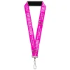 Lanyard - 1.0" - Mean Girls YOU GO GLEN COCO Pink/White