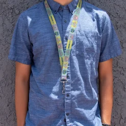 Lanyard - 1.0" - Mean Girls the Plastics Icon Blocks Multi Pastel