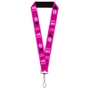 Lanyard - 1.0" - Mean Girls PLASTICS Collage Pink/Black/White