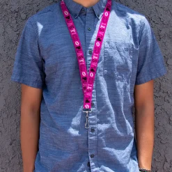 Lanyard - 1.0" - Mean Girls PLASTICS Collage Pink/Black/White