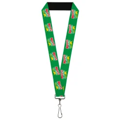 Lanyard - 1.0" - MELLO YELLO Logo Green/White/Red/Yellow