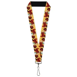 Lanyard - 1.0" - My Hero Academia Mirio Togata Upper Cut Pose Yellow