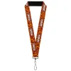 Lanyard - 1.0" - SAMURAI JACK Title Logo and Dragon Flames Reds/Orange/White