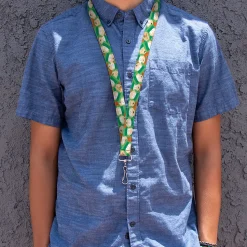 Lanyard - 1.0" - South Park Kyle Expressions Scattered Green