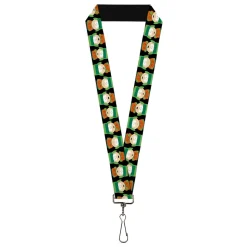 Lanyard - 1.0" - South Park Kyle Flip Poses Black