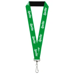 Lanyard - 1.0" - SPRITE Logo Green/White
