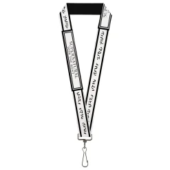 Lanyard - 1.0" - SUPERNATURAL JOIN THE HUNT Title Logo White/Black