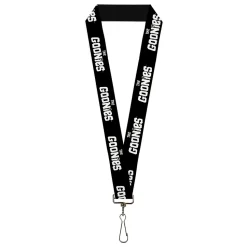 Lanyard - 1.0" - THE GOONIES Title Logo Black/White