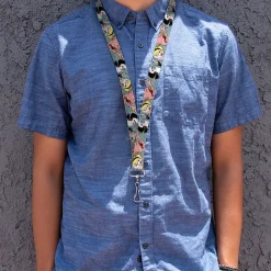 Lanyard - 1.0" - The Grim Adventures of Billy & Mandy Group Pose Gray