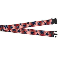 Luggage Strap - 2.0" - Americana Stars & Stripes Red/White/Blue/White