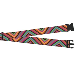 Luggage Strap - 2.0" - Diamond Freehand Multi Color