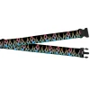 Luggage Strap - 2.0" - Flames Black/Blue/Pink