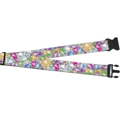 Luggage Strap - 2.0" - Gems Stacked Multi Color