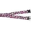 Luggage Strap - 2.0" - Leopard White/Fuchsia