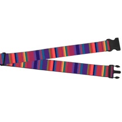 Luggage Strap - 2.0" - Lines Reds/Purples