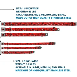 MARVEL UNIVERSE Spider-Man Full Color Seatbelt Buckle Collar - Spider-Man Stacked