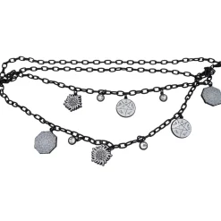 Metal Chain Belt - Black Chain with Supernatural Television Series Charms