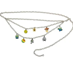 Metal Chain Belt - Silver Chain with Toy Story Charms