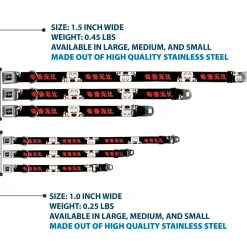 Mickey Mouse LUCKY MICKEY Script Full Color Black/White Seatbelt Buckle Collar - Mickey Mouse Smelling Pose Black/White/Reds