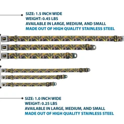 MY HERO ACADEMIA Title Logo Full Color Black Seatbelt Buckle Collar - My Hero Academia Hizashi Yamada Present Mic Screaming Pose Gray