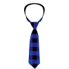 Necktie Standard - Buffalo Plaid Black/Blue