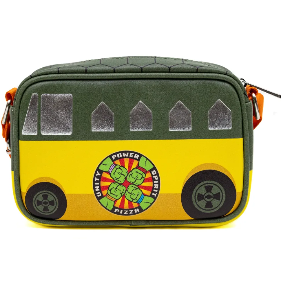Nickelodeon Bag, Cross Body, Teenage Mutant Ninja Turtles Party Van, Vegan Leather