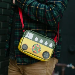 Nickelodeon Bag, Cross Body, Teenage Mutant Ninja Turtles Party Van, Vegan Leather