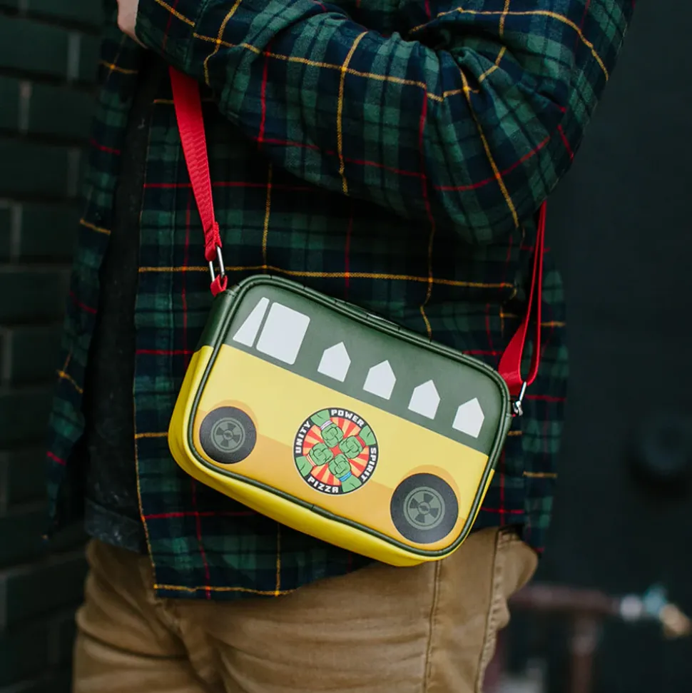 Nickelodeon Bag, Cross Body, Teenage Mutant Ninja Turtles Party Van, Vegan Leather