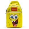 Nickelodeon Bag, Sling, SpongeBob SquarePants Smiling Face Character Close Up Yellow, Bounding, Vegan Leather