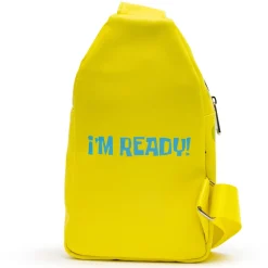 Nickelodeon Bag, Sling, SpongeBob SquarePants Smiling Face Character Close Up Yellow, Bounding, Vegan Leather