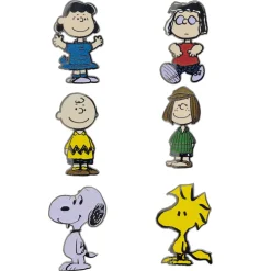 Peanuts Mystery Enamel Pin Blind Box Series, Charlie Brown, Lucy, Marcie, Peppermint Patty, Snoopy or Woodstock
