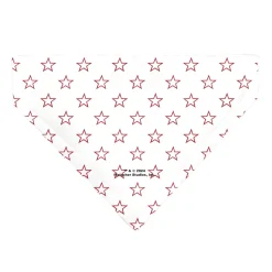 Pet Bandana - Bandana BETTY BOOP Face Heart and Text Stars White/Red