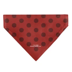 Pet Bandana - Bandana BETTY BOOP Face and Text Polka Dot Reds/Black/White
