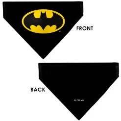 Pet Bandana - Batman Shield Logo Black/Yellow