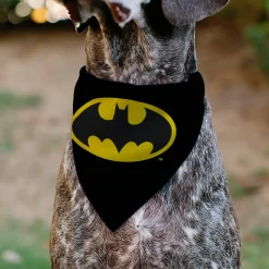 Pet Bandana - Batman Shield Logo Black/Yellow