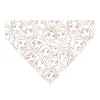 Pet Bandana - Disney Princess Faces Stacked White/Brown