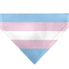 Pet Bandana - Flag Transgender Baby Blue/Baby Pink/White