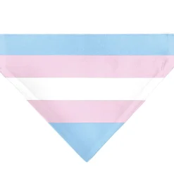 Pet Bandana - Flag Transgender Baby Blue/Baby Pink/White
