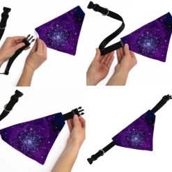Pet Bandana - Galaxy Blues/Purples