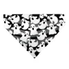 Pet Bandana - Ghosts Scattered Black/White