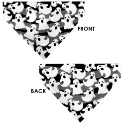 Pet Bandana - Ghosts Scattered Black/White