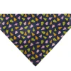 Pet Bandana - Holiday Christmas Trees Collage Navy/Multi Color