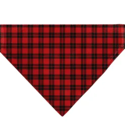 Pet Bandana - Holiday Pajama Plaid Red/Black