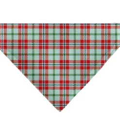 Pet Bandana - Holiday Pajama Plaid Beige/Red/Green