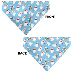 Pet Bandana - Holiday Polar Bear Poses Baby Blue