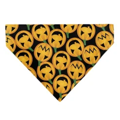 Pet Bandana - Jack-o'-Lantern Collage Black